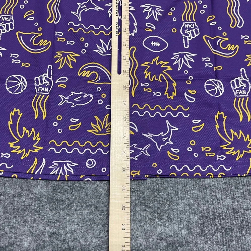 LSU Tigers Shirt Mens Large Purple Columbia PFG Super Slack Tide Vented NCAA - Picture 12 of 14